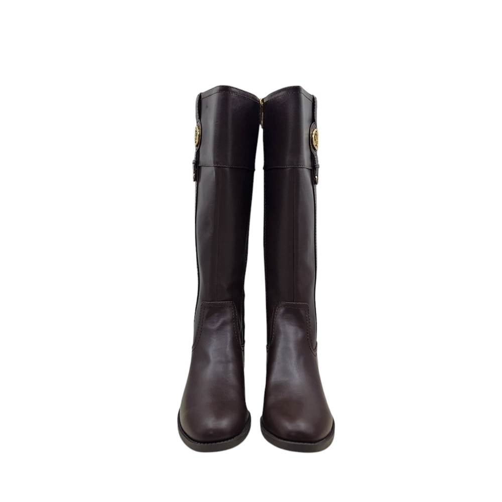 Tommy Hilfiger Women's Imina Faux Leather Knee-High Riding Boots - 10 - Picture 2 of 8